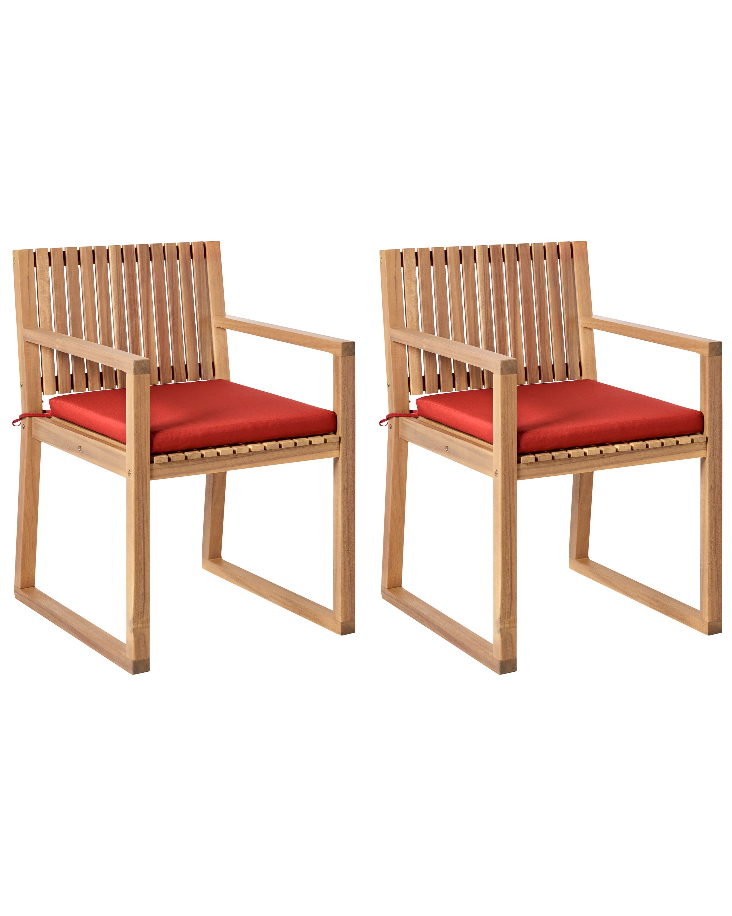 Silla de jardín marrón claro sassari premium