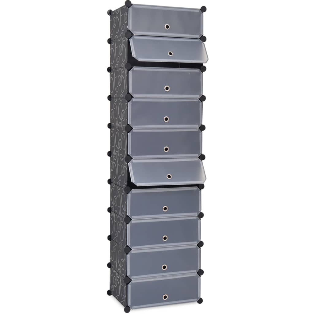 Zapatero mueble para entrada pasillo y salón con 10