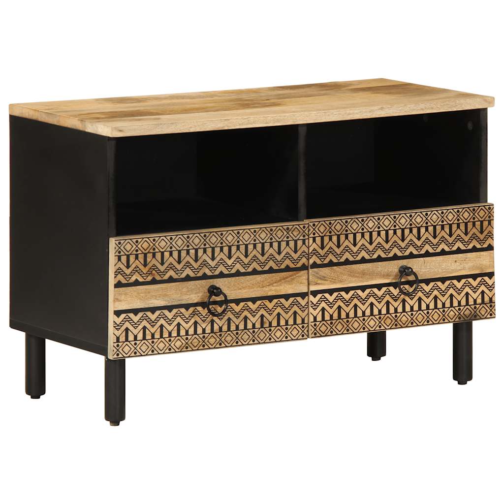 Mueble de tv industrial negro de 70 x 33
