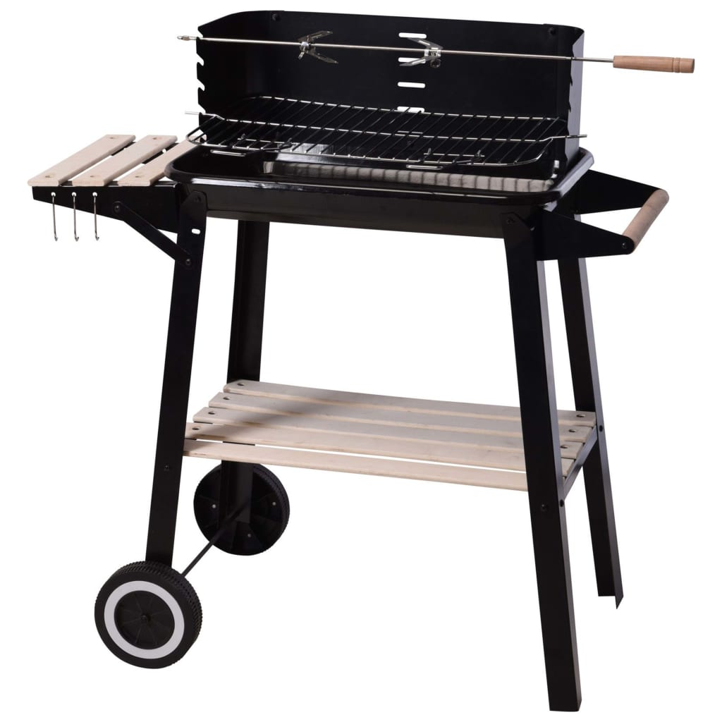 Progarden barbacoa de carbón negra 86,5 cm