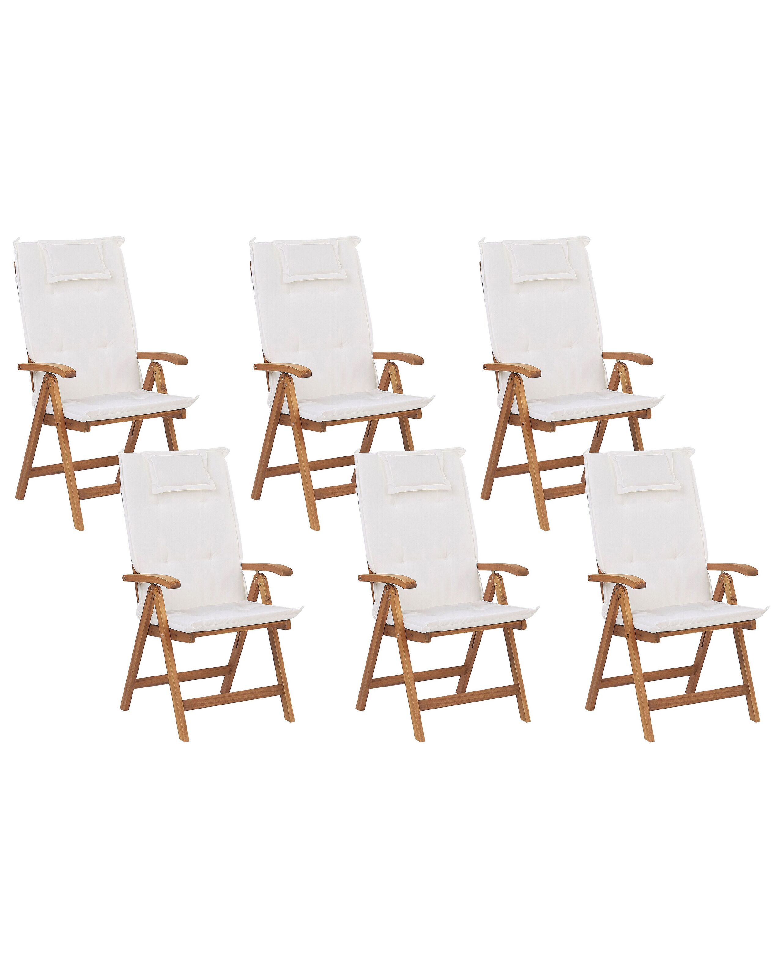Silla de jardín blanco crema java