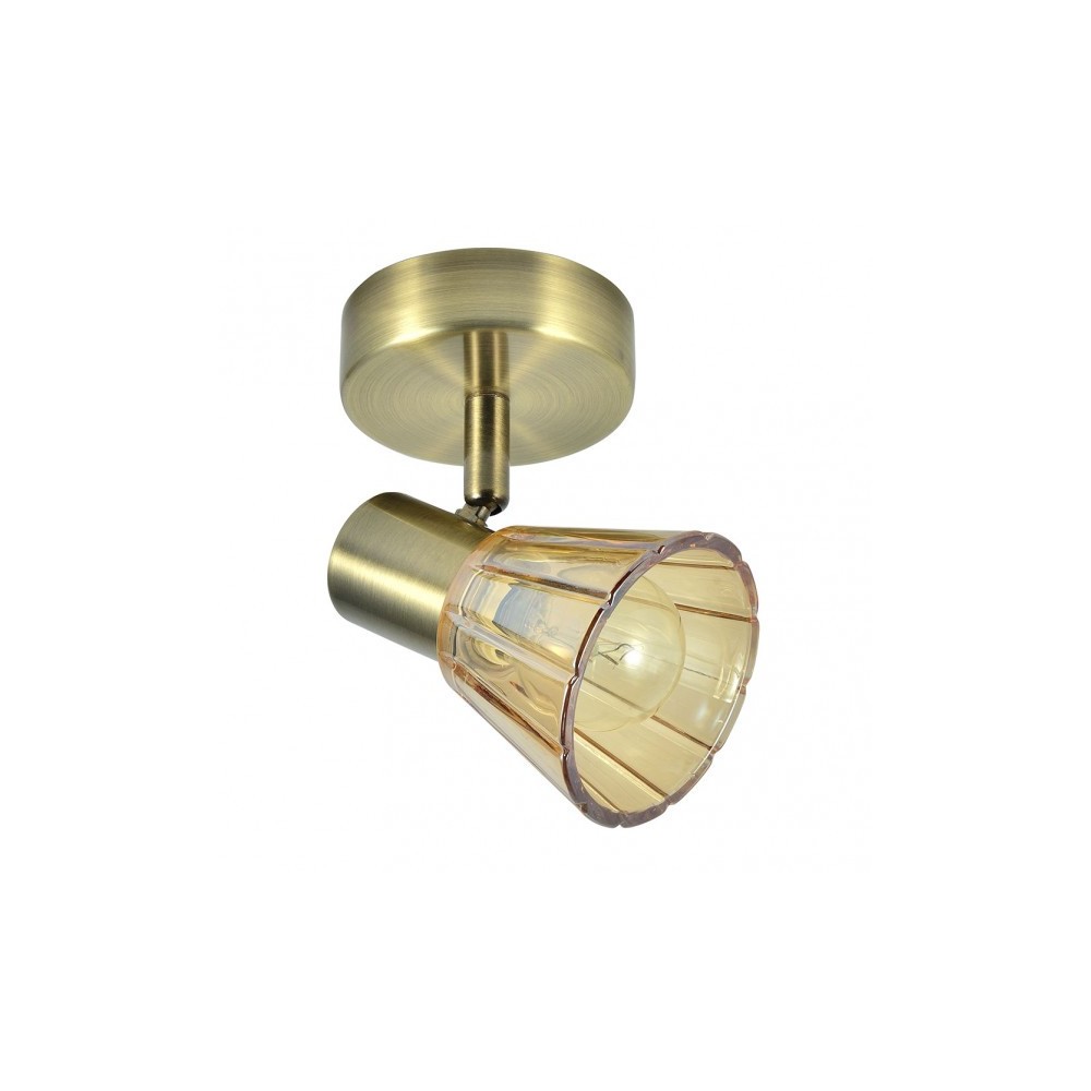Foco 1 luz cooper dorado 8.5cm