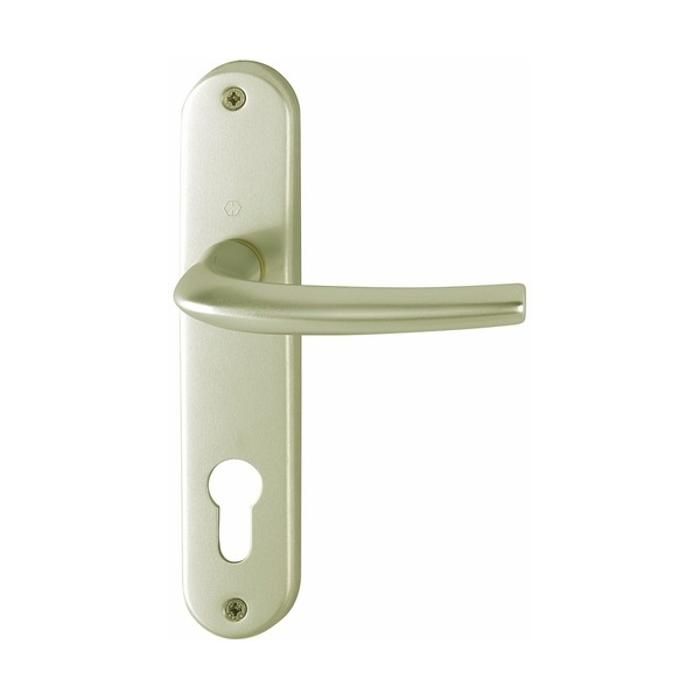 Manija de puerta de entrada - san diego - hoppe et cie - beige marfil - lla