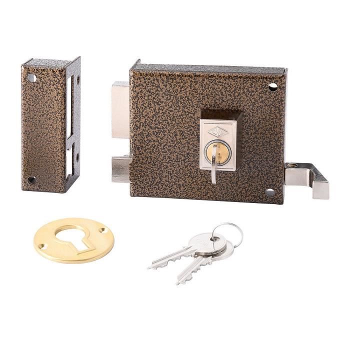 Cerraja - cvl luminaires - 125ar - marrón - en aplique - semi-cilindro