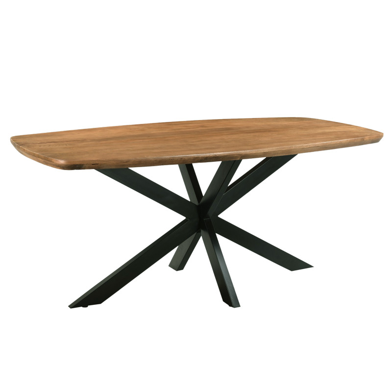 Skagen-mesa de comedor 8/10 personas de 210 cm madera maciza