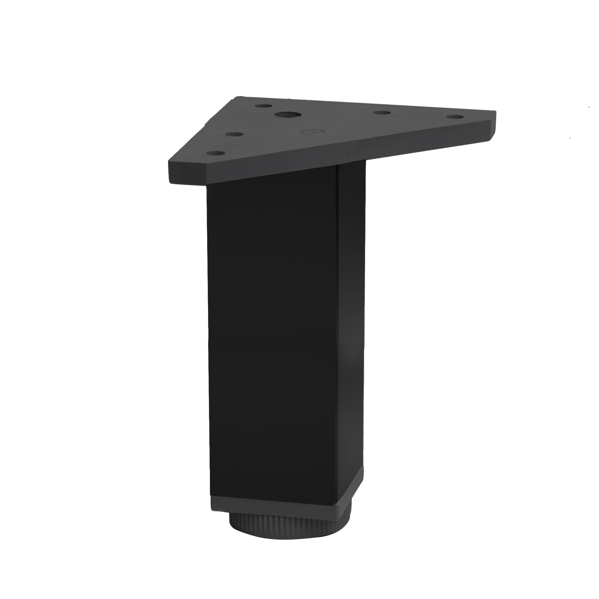 Pata de mesa rei 2-404.150.0318 | 40x40x150 mm | negro mate | aluminio-PVC