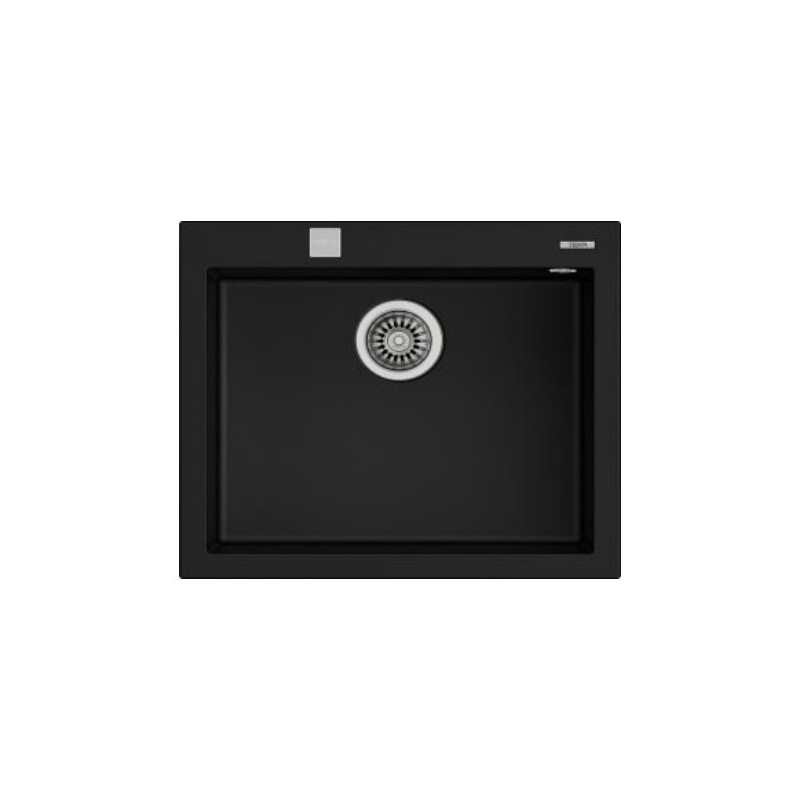 Fregadero - teka - forsquare - tegranite - 50x40 cm - drenaje automático -