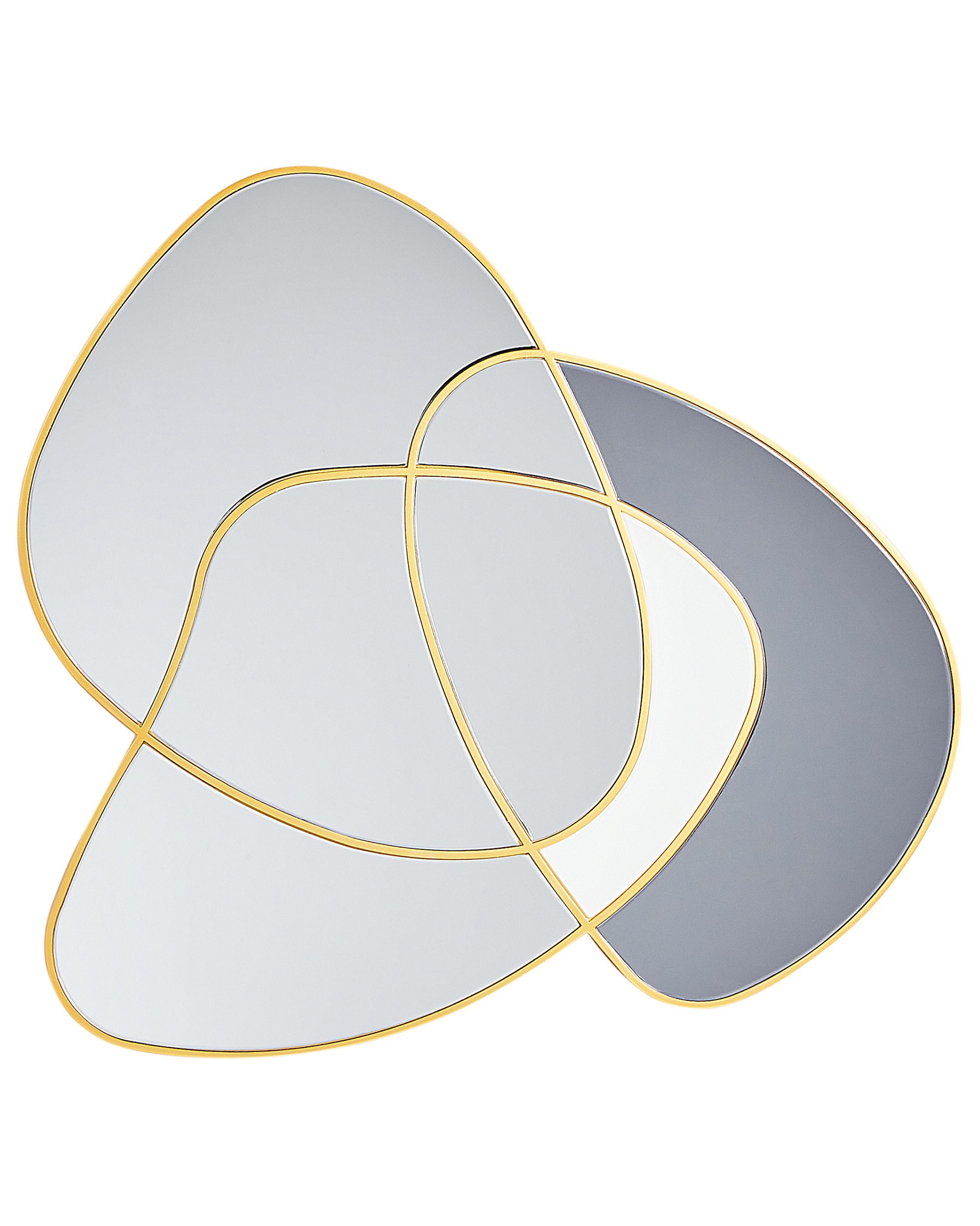 Espejo de pared tailly 99 cm 89 cm dorado
