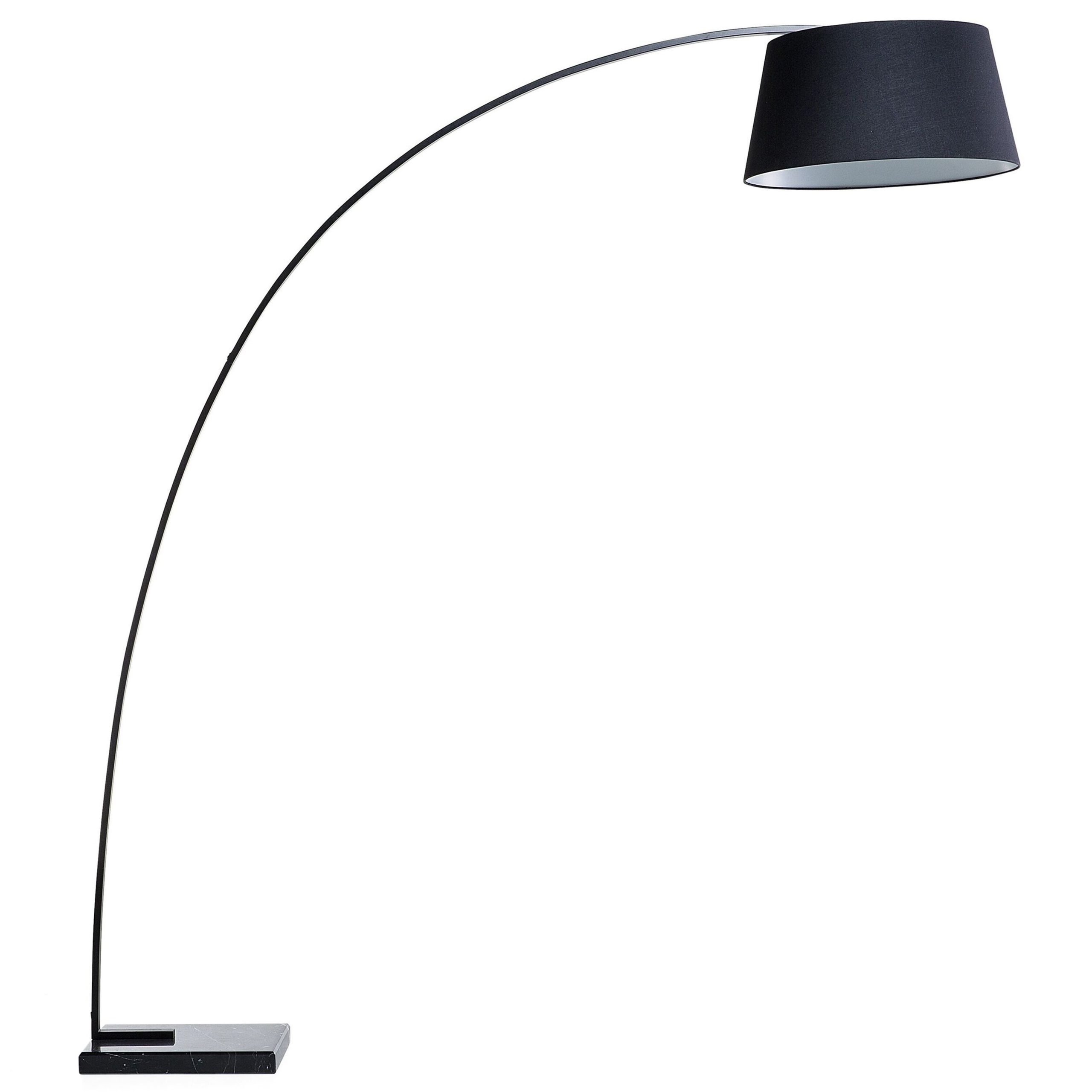 Lámpara de pie benue metal negro