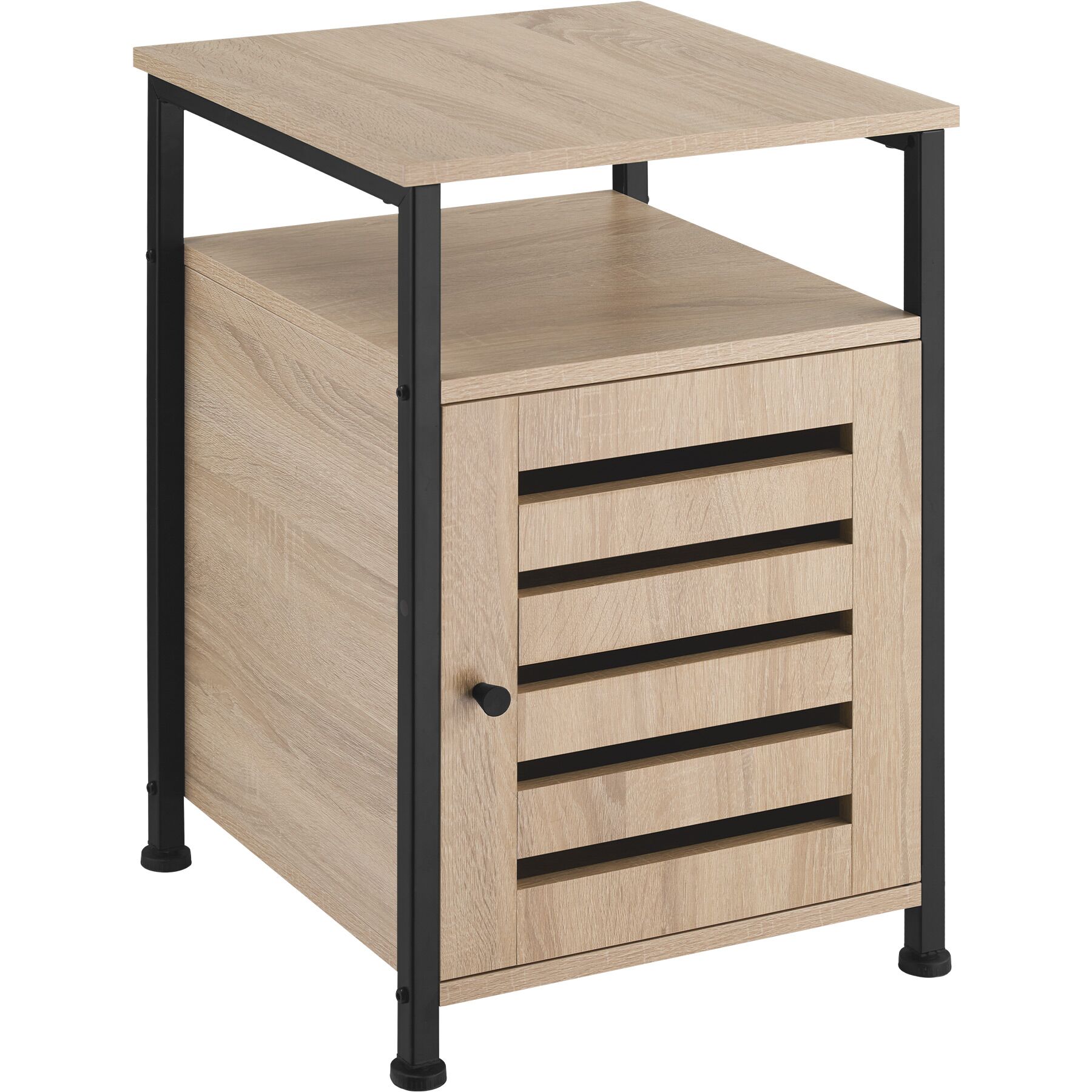 Mueble auxiliar cork 40,5x40,5x60,5cm, marrón