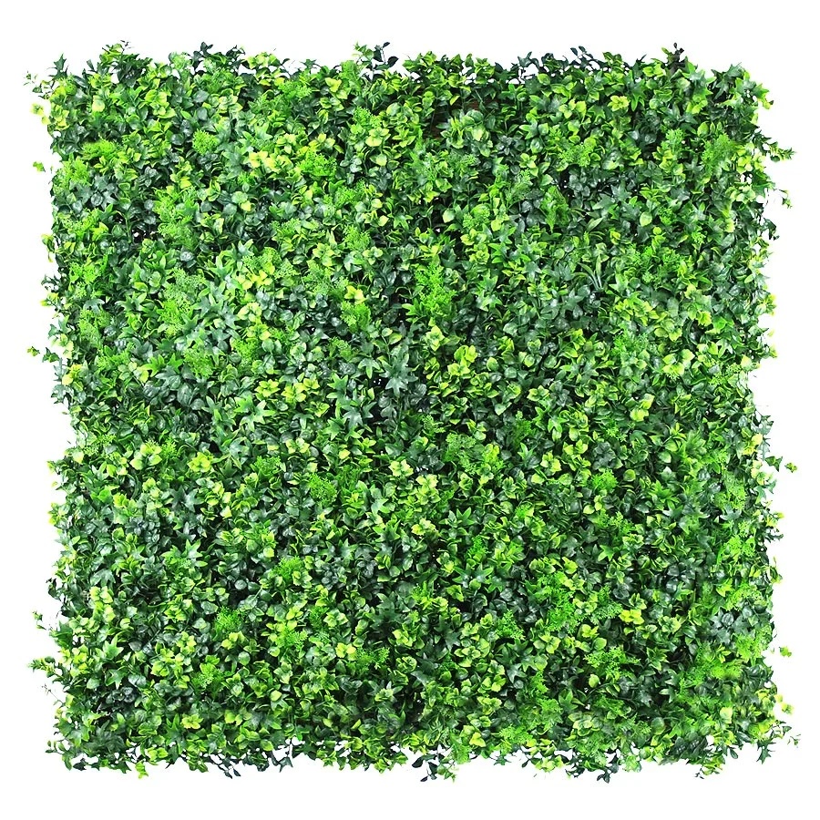 Jardín vertical artificial cosecha verde 100x100 cm - naturing monde