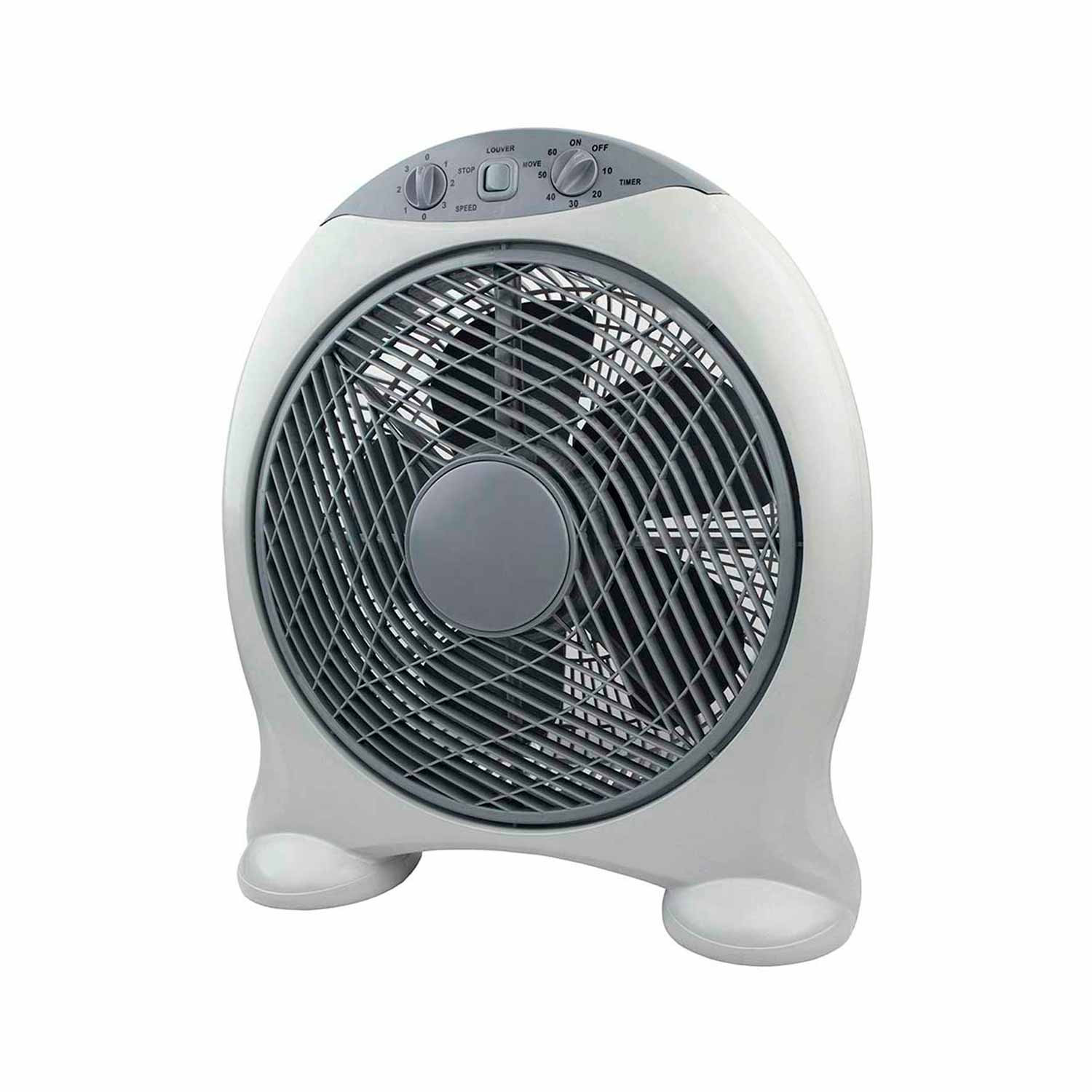 Ventilador de sobremesa ø30cm 50w 3 velocidades new box gris raydan home