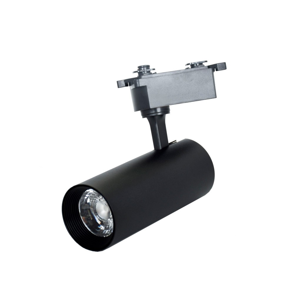 Focos para rail line pro x2 negro calida 7.4cm