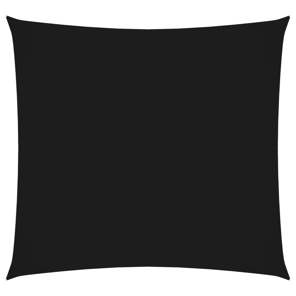 Toldo de vela cuadrado tela oxford negro 4x4 m