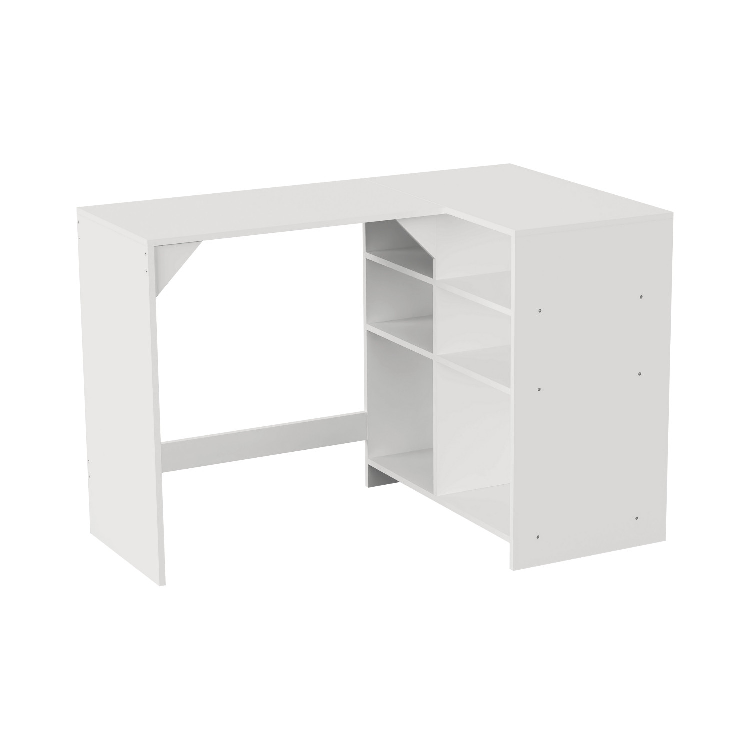 Escritorio esquinero reversible spacequb 110x67.5x75cm 7house