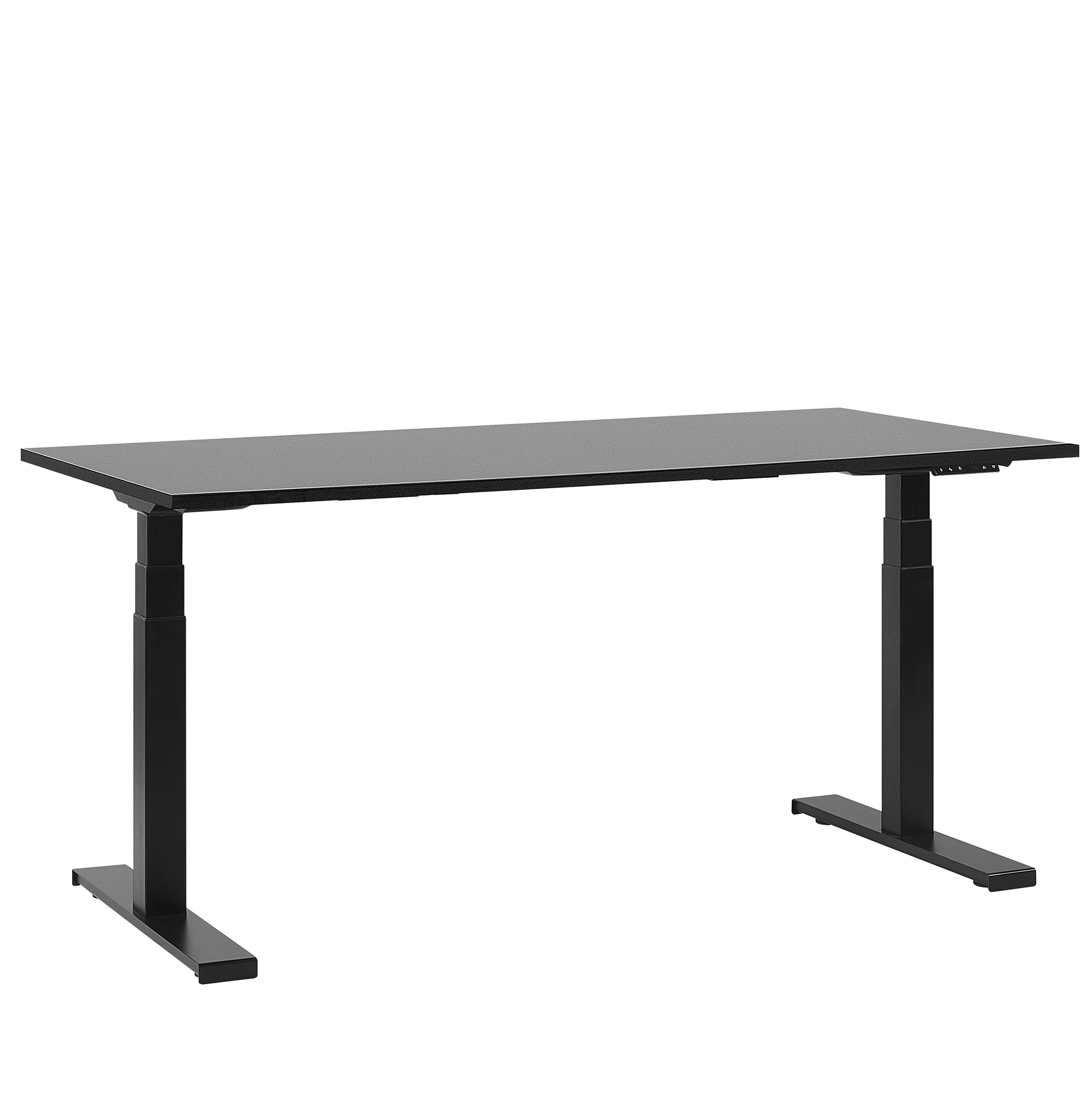 Escritorio de altura regulable eléctrico destin ii 160 cm 72 cm negro