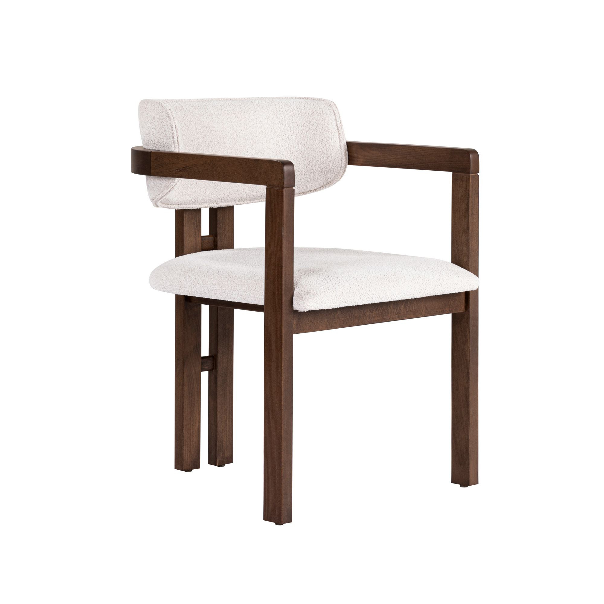 Silla de madera "toscana" - 54 x 54 x 76 cm - blanca