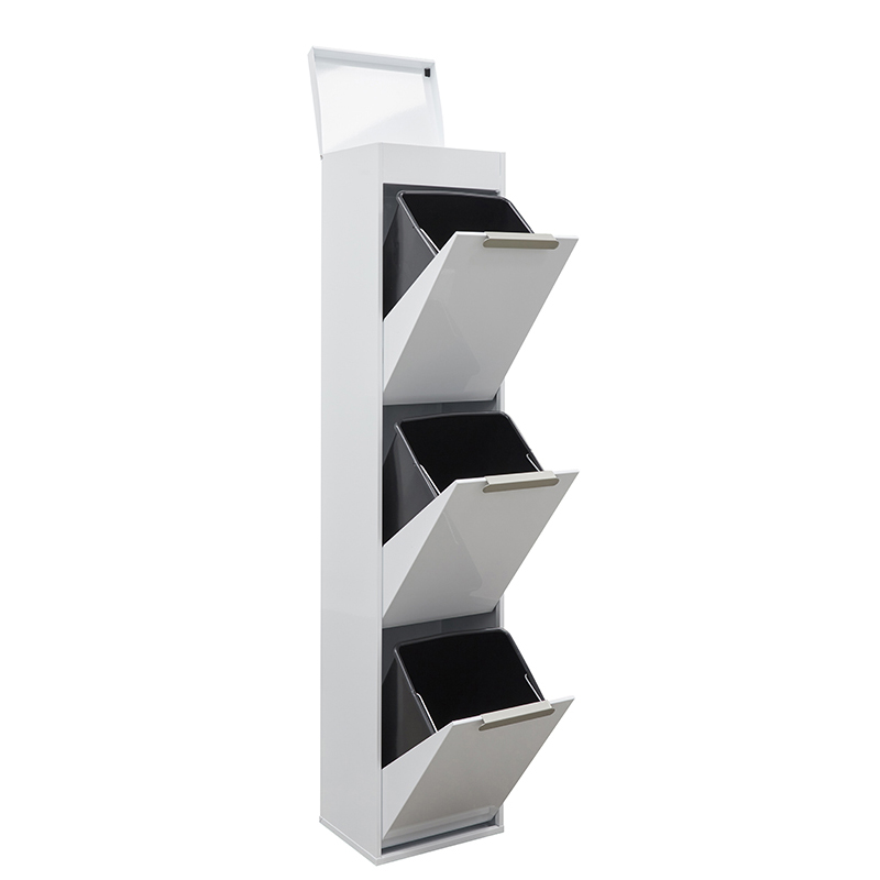 Arregui ecoclas plus cr321-e cubo de basura y reciclaje acero 3 x 17l (51l)