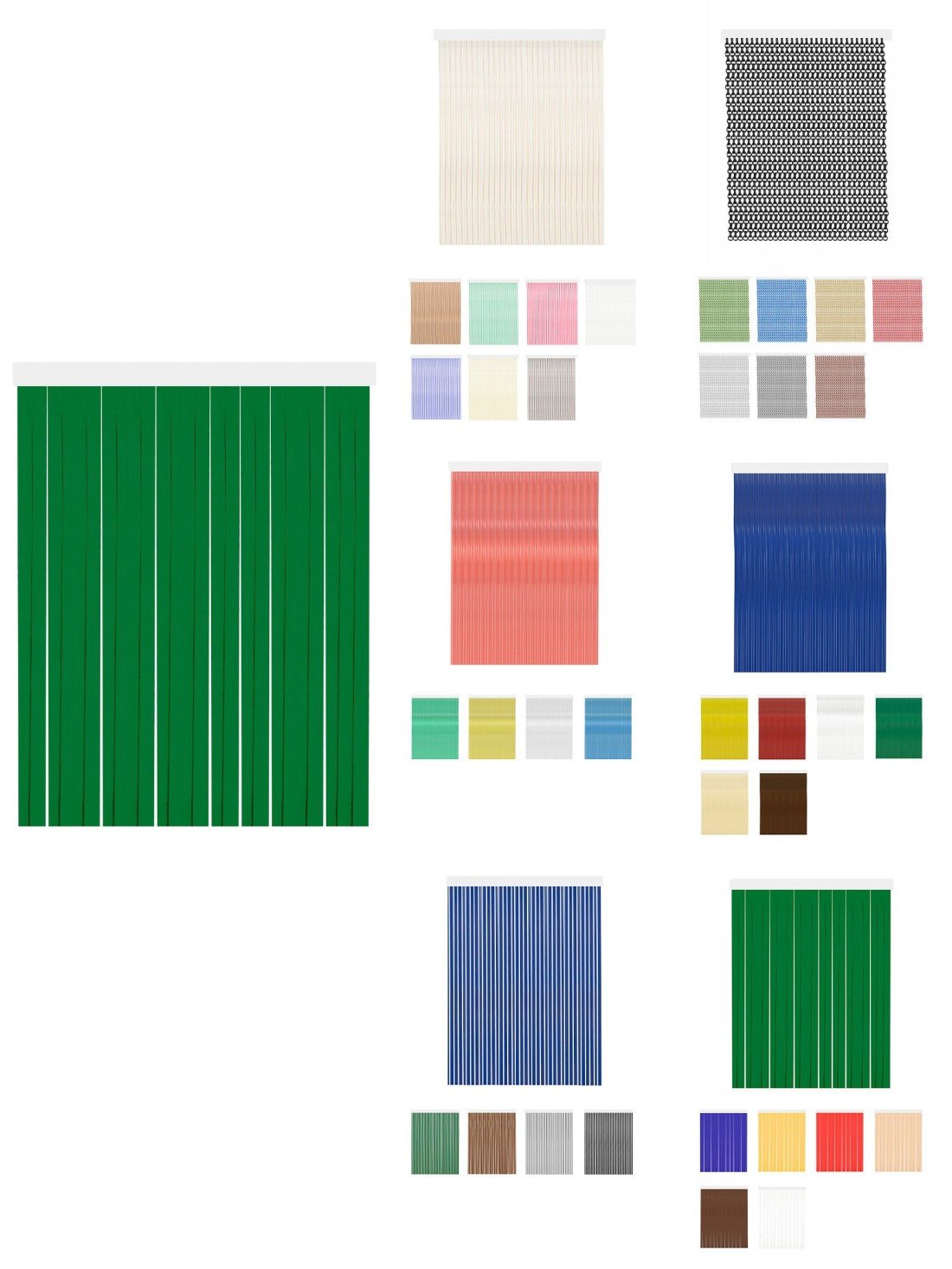 80 x 240 cm | diana - verde | cortinas de exterior impermeables – cort - j