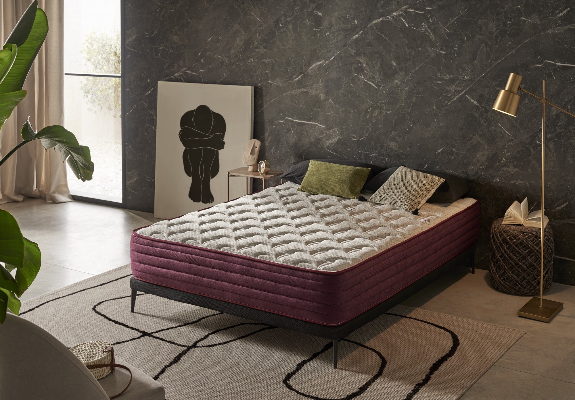 Colchón viscoelástico luxury spirit plus 150x190 altura 26