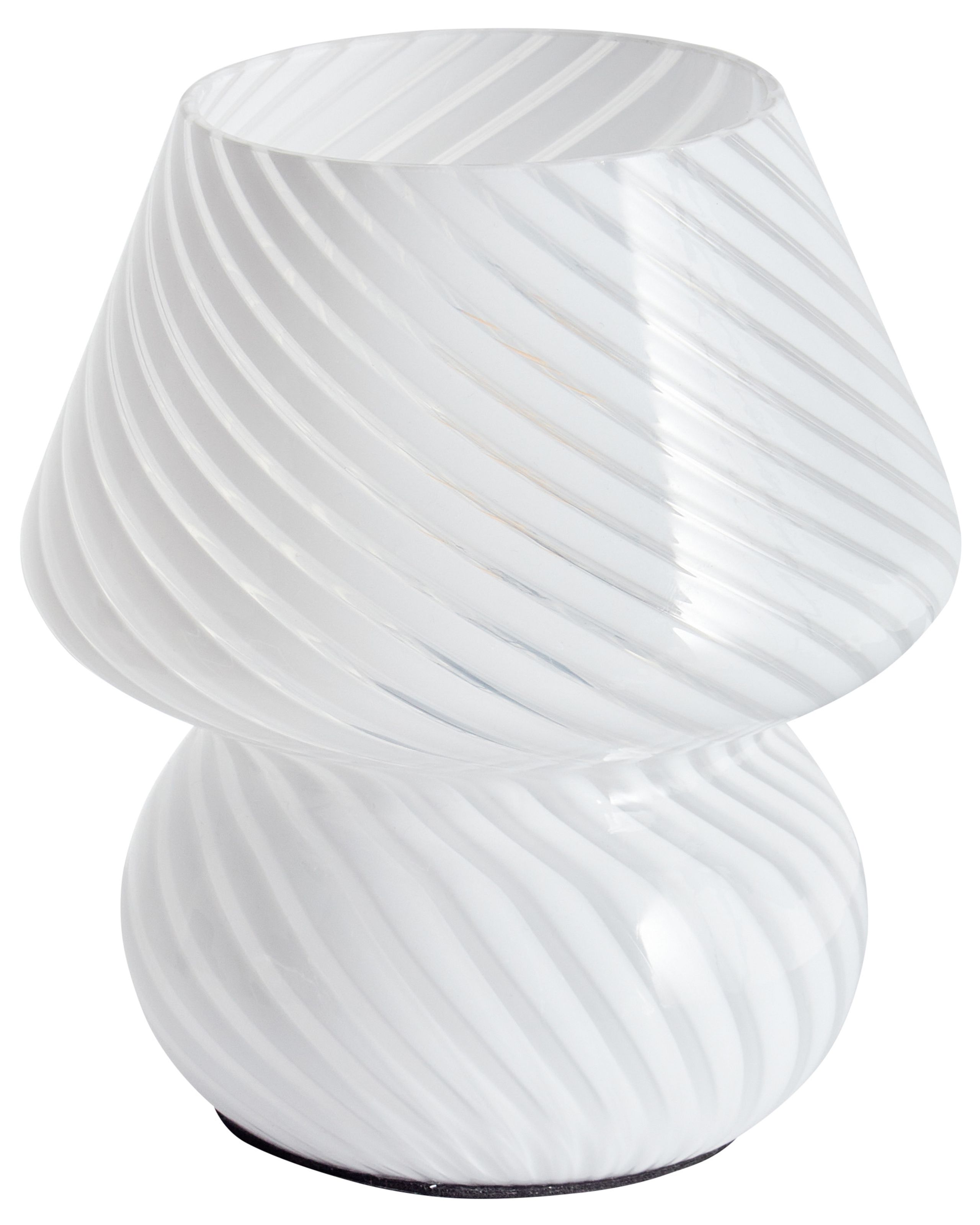 Lámpara de mesa lobo vidrio blanco