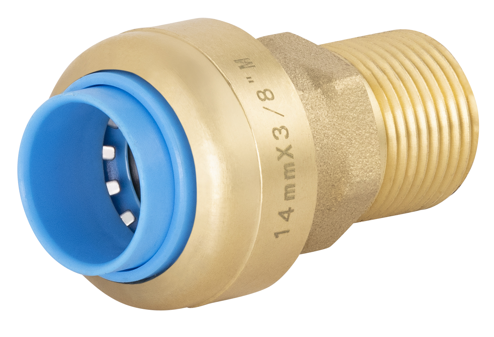 Conector automático universal ø14 macho (3/8) tout push