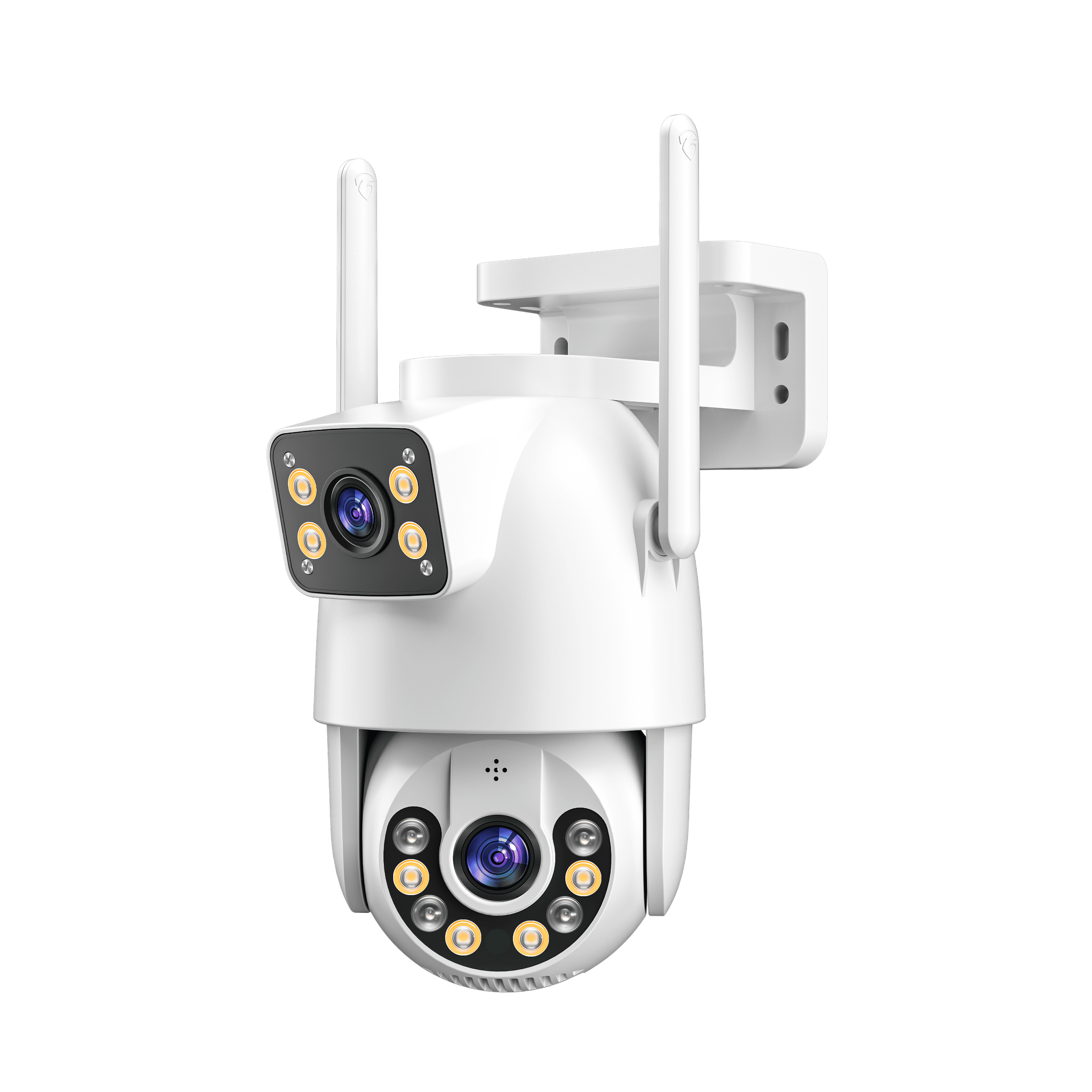 Cámara vigilancia gun-ball 3mp doble sensor, h.265, visión nocturna y Wi-Fi