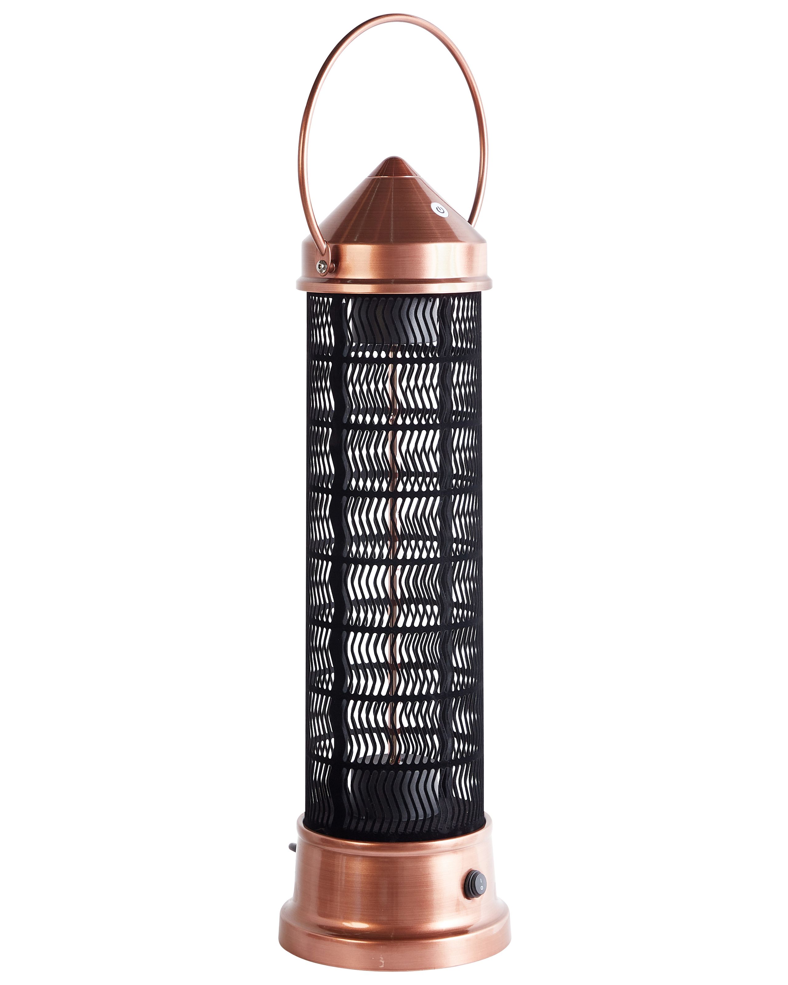 Estufa de infrarrojos de pie para exterior llaima 1800 w cobrizo