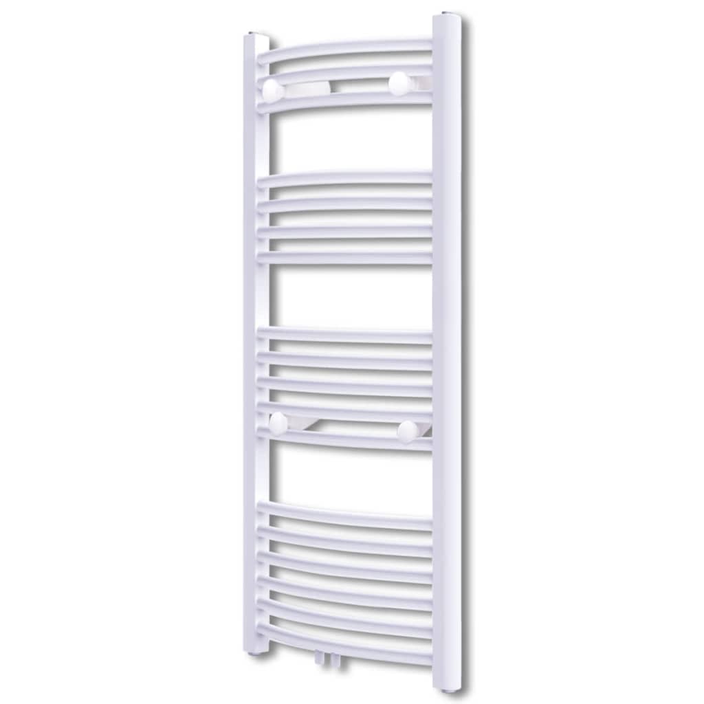 Radiador toallero de baño con rieles curvados 600 x 1160 mm