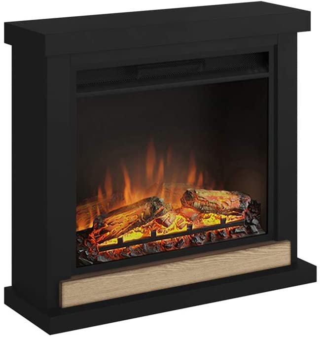 Chimenea electrica tagu haguen negra