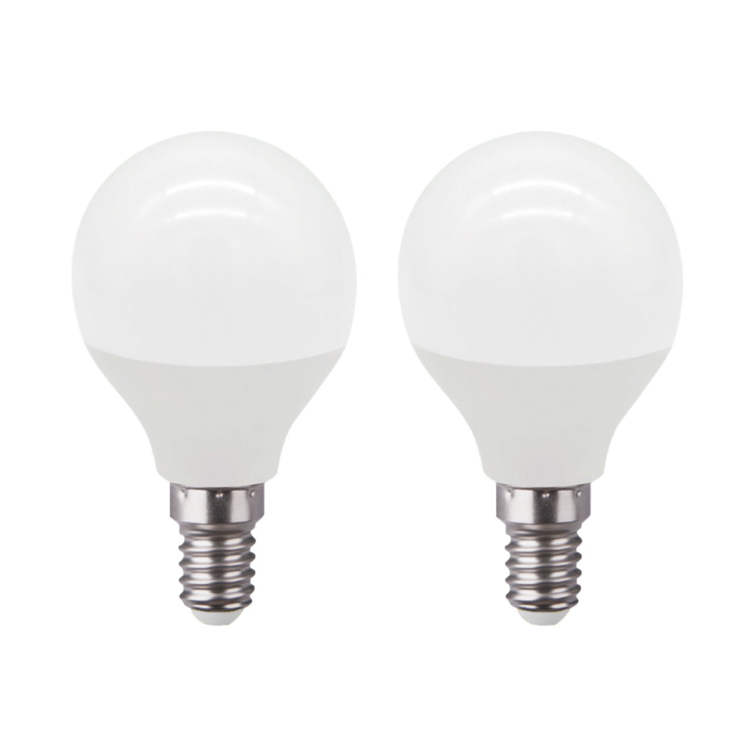 Pack 2 bombillas LED esférica e14 6w equi.40w 470lm 3000k 25000h 7hsevenon