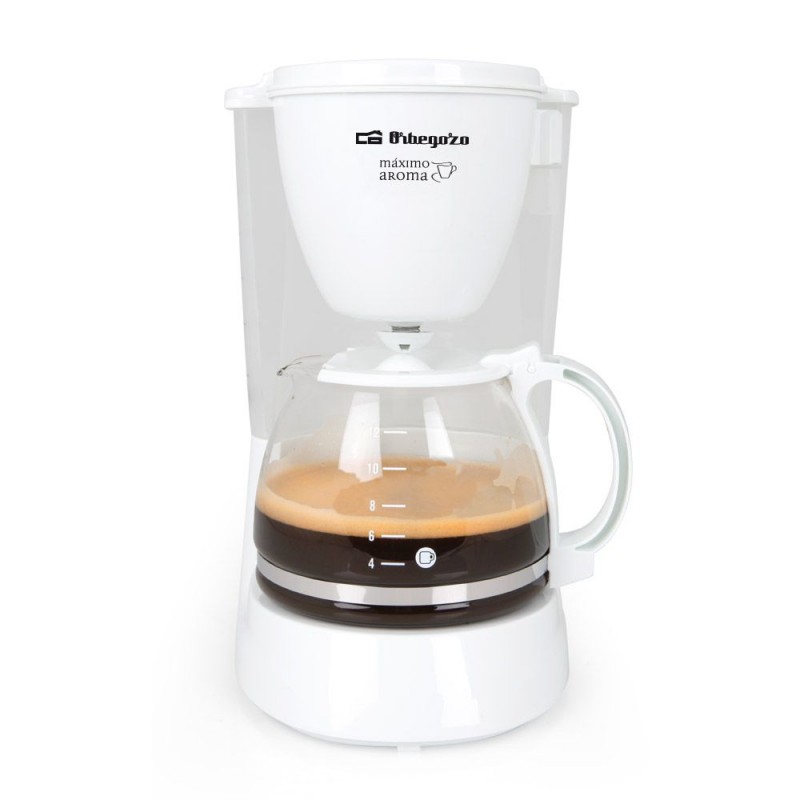 Cafetera goteo orbegozo cg4050b 12 tazas