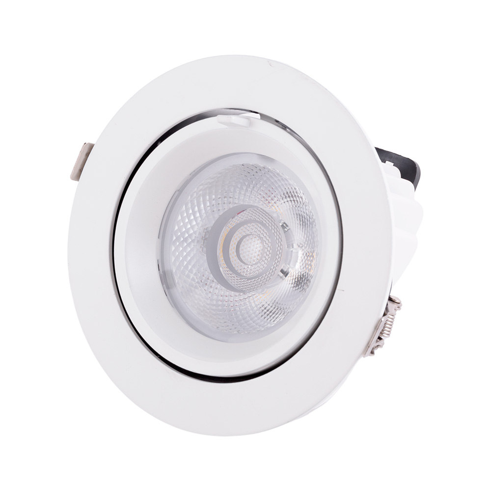 Foco downlight LED 30w 4500lm 2700ºk circular orientable 40.000h [ho-cob-c