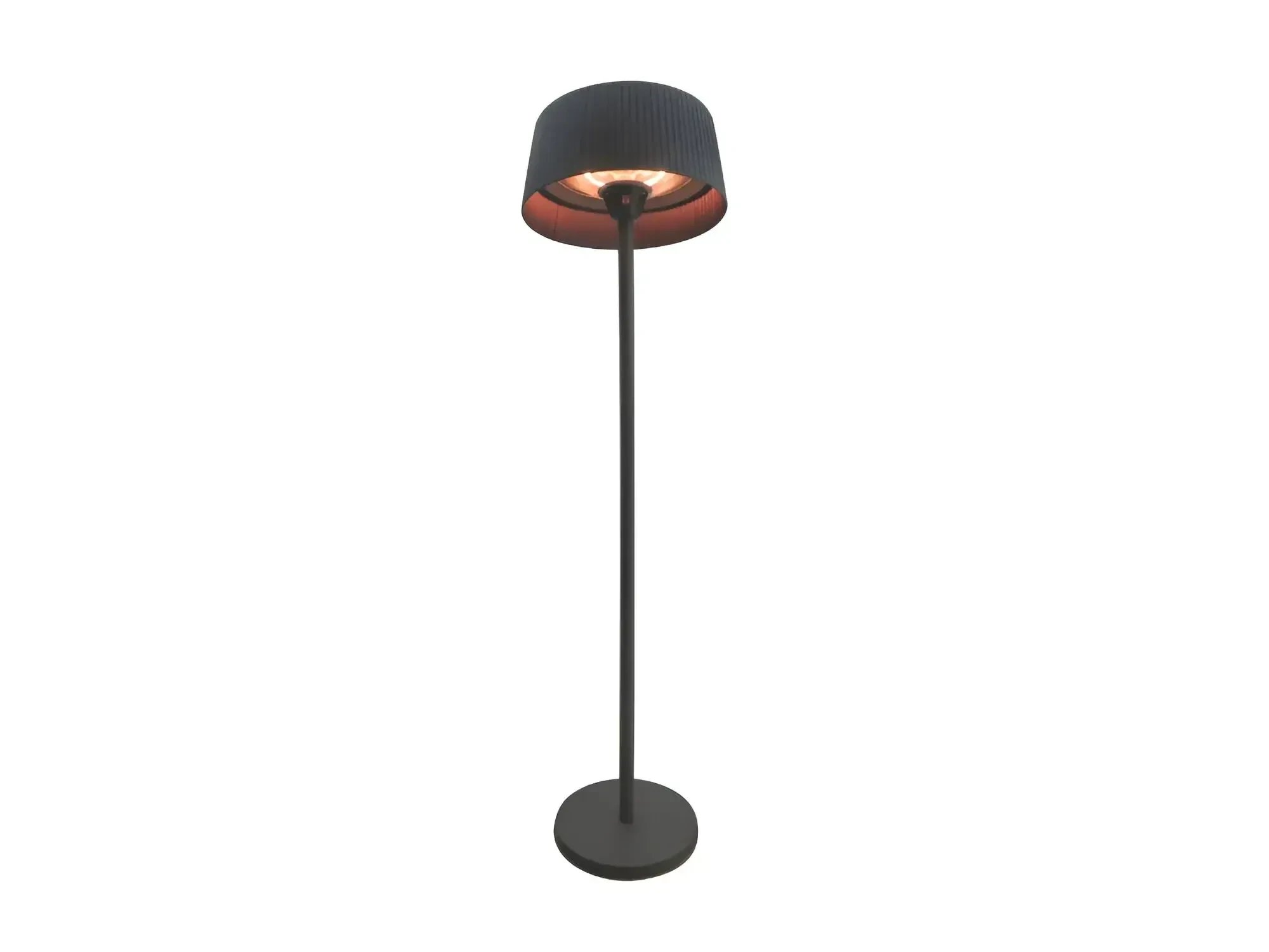Calefactor eléctrico de pie para exterior sirmione de 2100 w, color negro