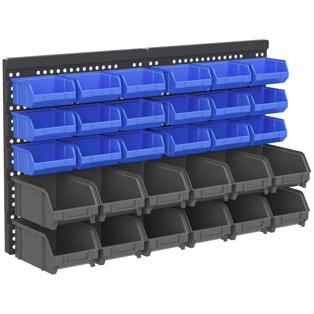 Organizador de herramienta 63x18x37.5 cm pp bicolor durhand