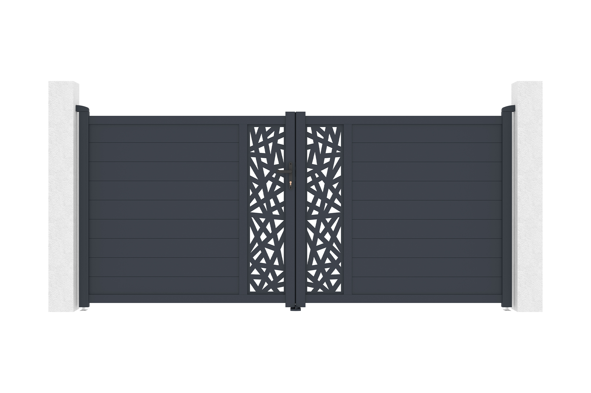 Puerta ruivo aluminio 3,5x1,6 m + motor tanker b700