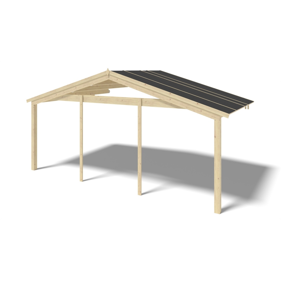 Alero de terraza 6x3 m - para casetas