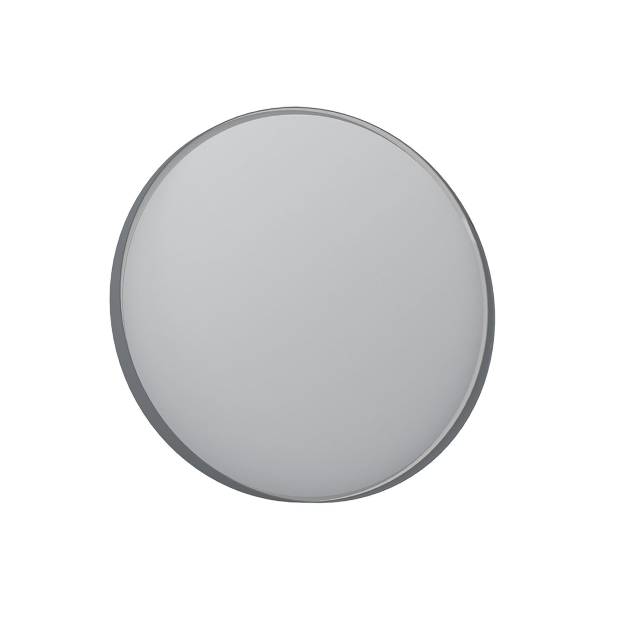 Espejo decorativo de madera <<moonlight 90 v2>> - 90 x 7 x 90 cm - gris mat