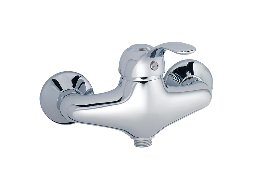 Grifo de ducha retro cromado caleche