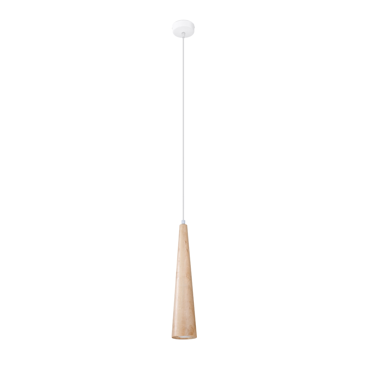 Lámpara coLGante sula 1 madera natural madera 8x120x8cm