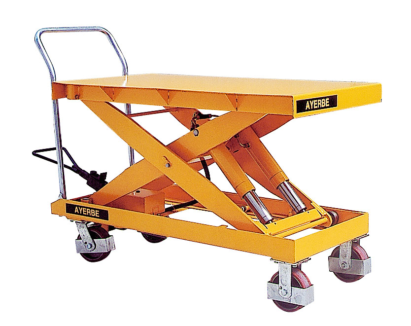 Ayerbe - 580090 - mesa hidráulica accionamiento manual capacidad 1500 kilos