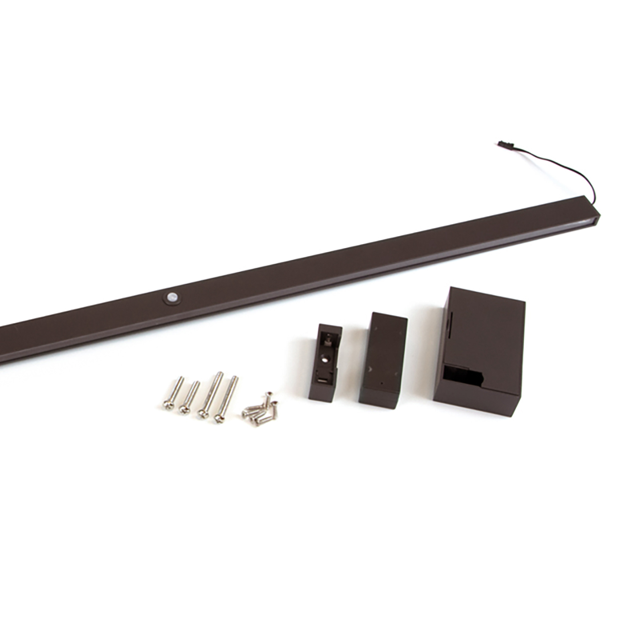 Barra para armario con luz LED castor, batería extraíble y sensor de
