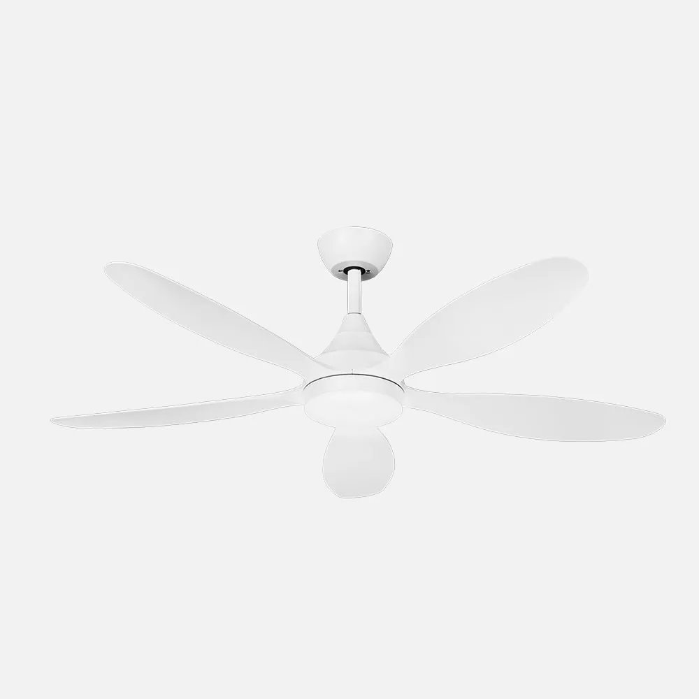 Ventilador dc tobarra 18w blanco 5aspas 6vel.132d 2250lm 300045006500kk re