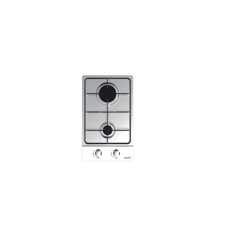 Placa de gas cata gi-3002 x a 2 quemadores 3kw y 1kw