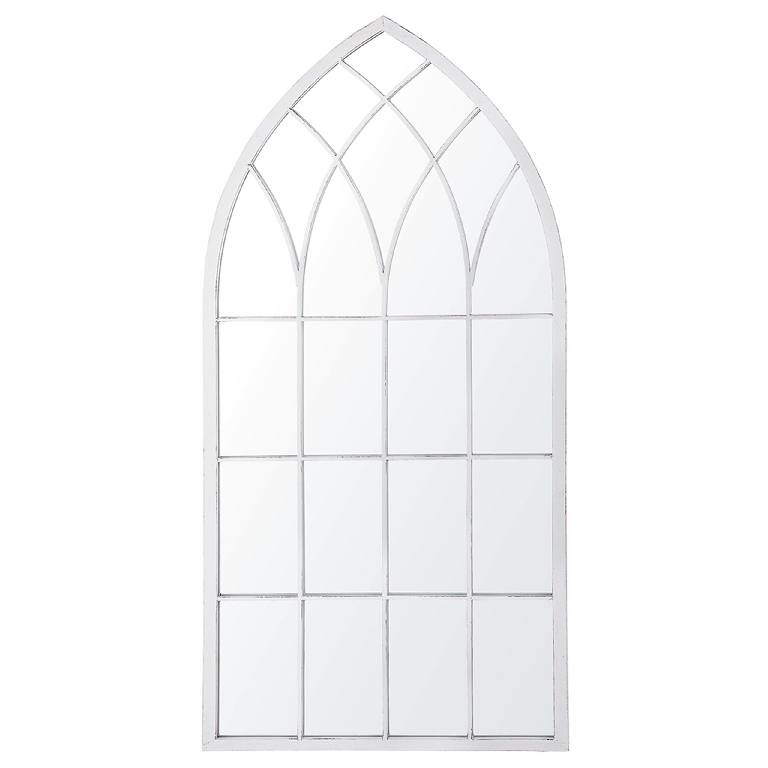 Espejo de pared cassel 50 cm 115 cm metal gris claro