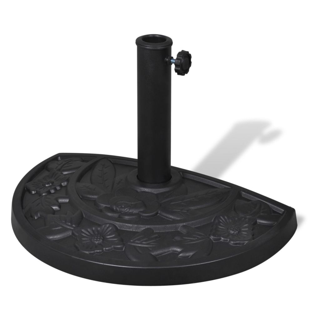 Base de sombrilla de resina semicircular 38 y 48