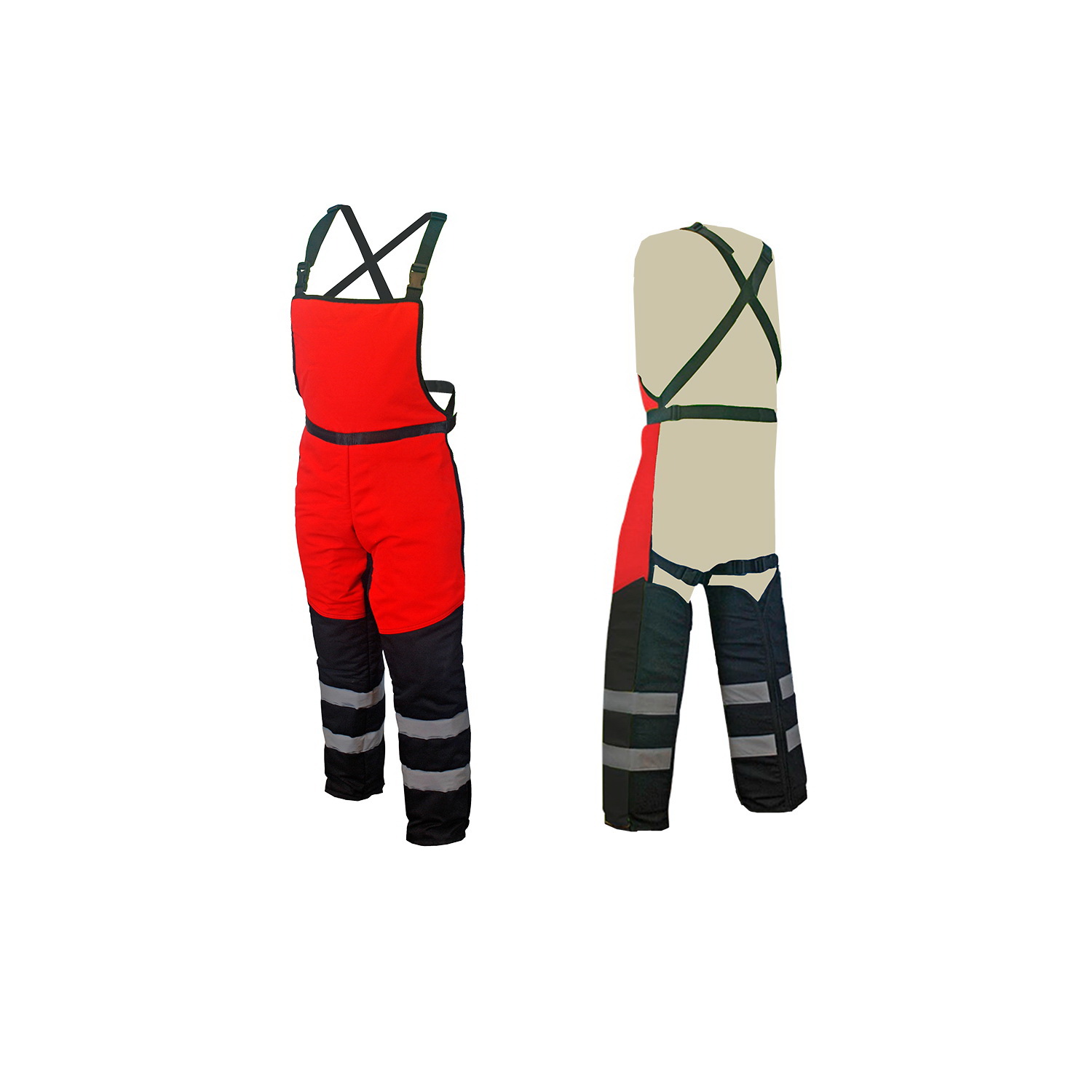 Pattones - peto anticorte para motosierra clase 2 solapa talla l
