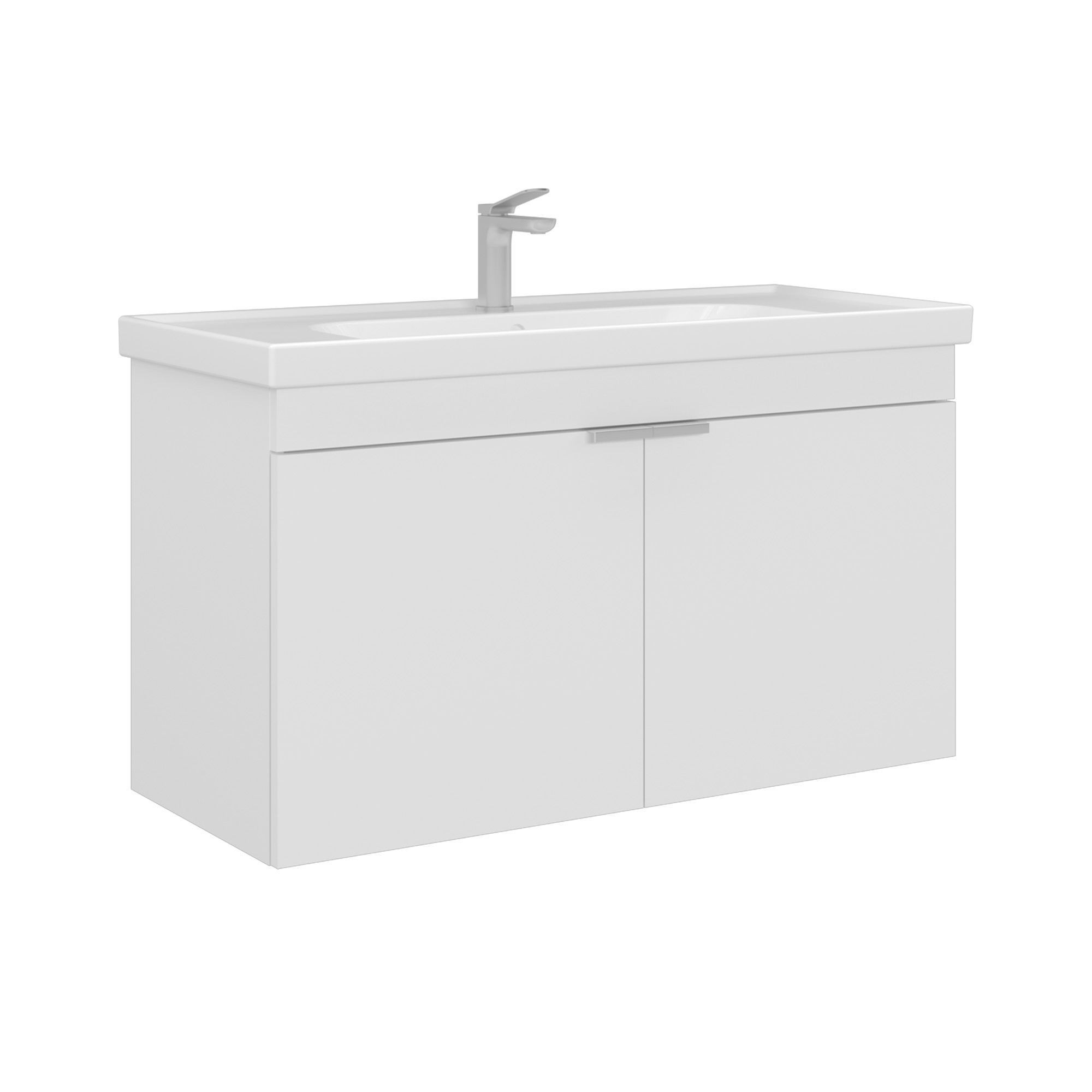 Mueble para lavabo <<desna 100>> - 100 x 45 x 58 cm - blanco mate
