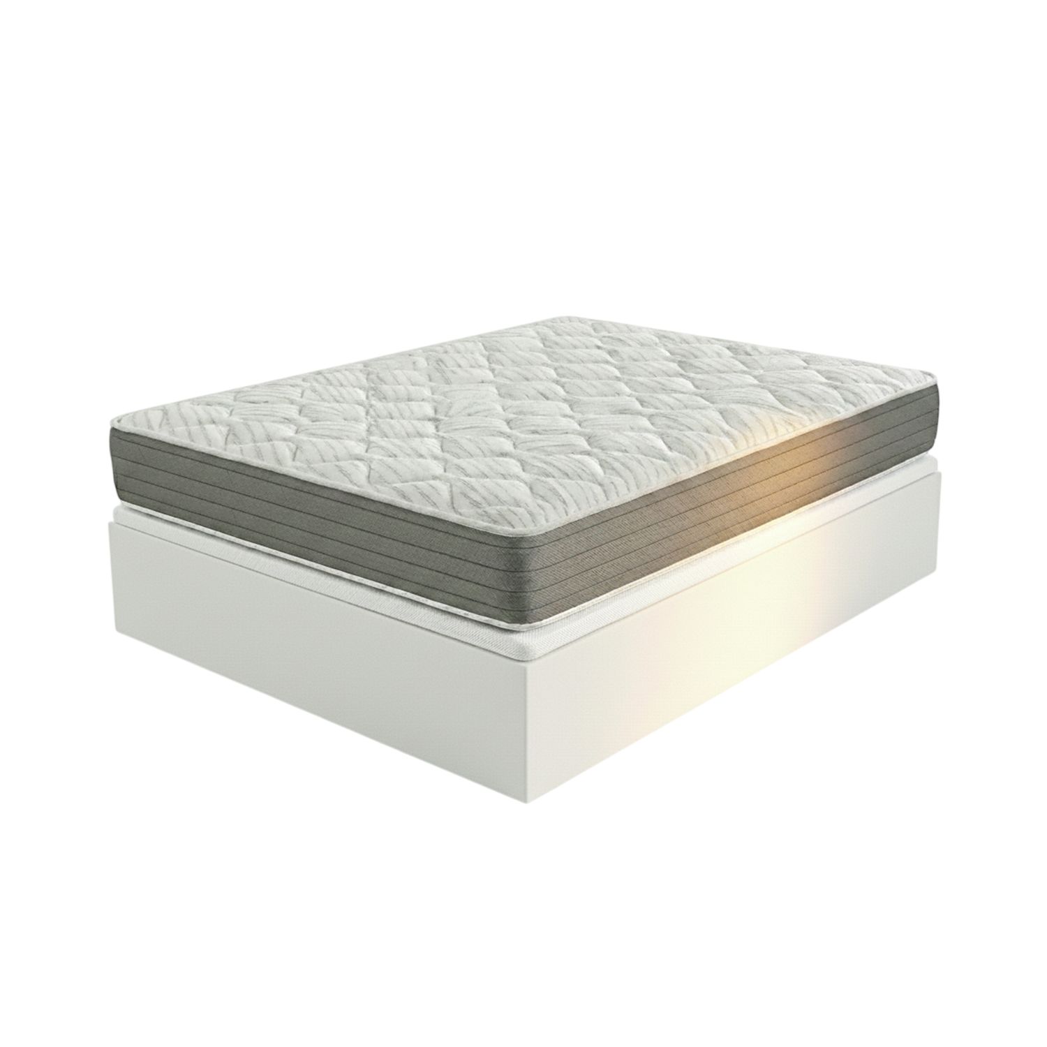 Colchón 90x190+canapé blanco royal sleep ceramic20 montaje incluido