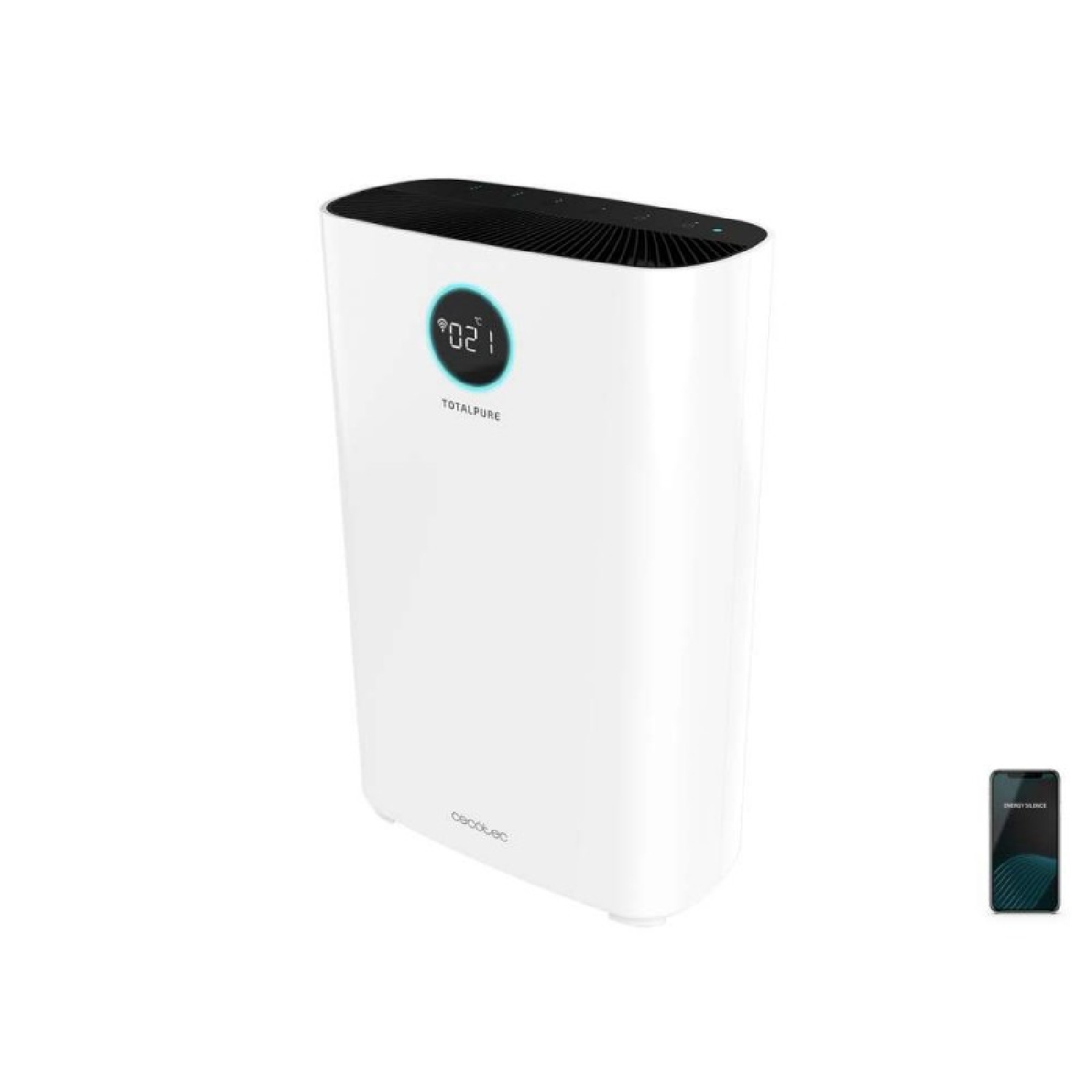 Cecotec purificador de aire totalpure 7500 connected. 600 cadr, cobertura